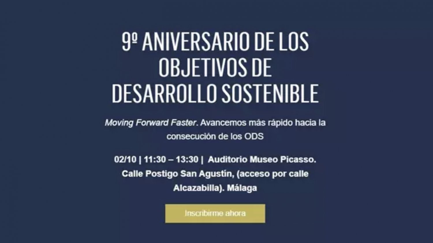 El Pacto Mundial ONU España elige Málaga para celebrar el aniversario de los Objetivos de Desarrollo Sostenible