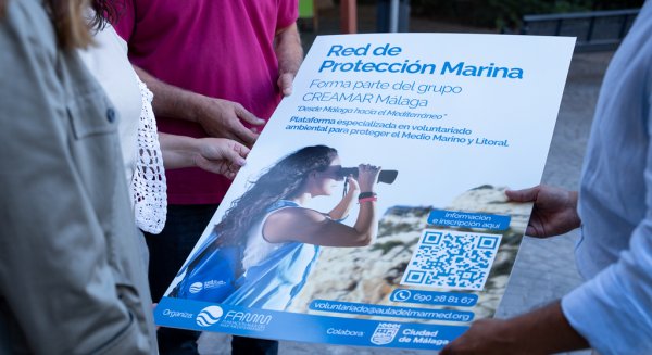 La Red de Protección Marina inicia su andadura en la ciudad de Málaga promovida por el Aula del Mar
