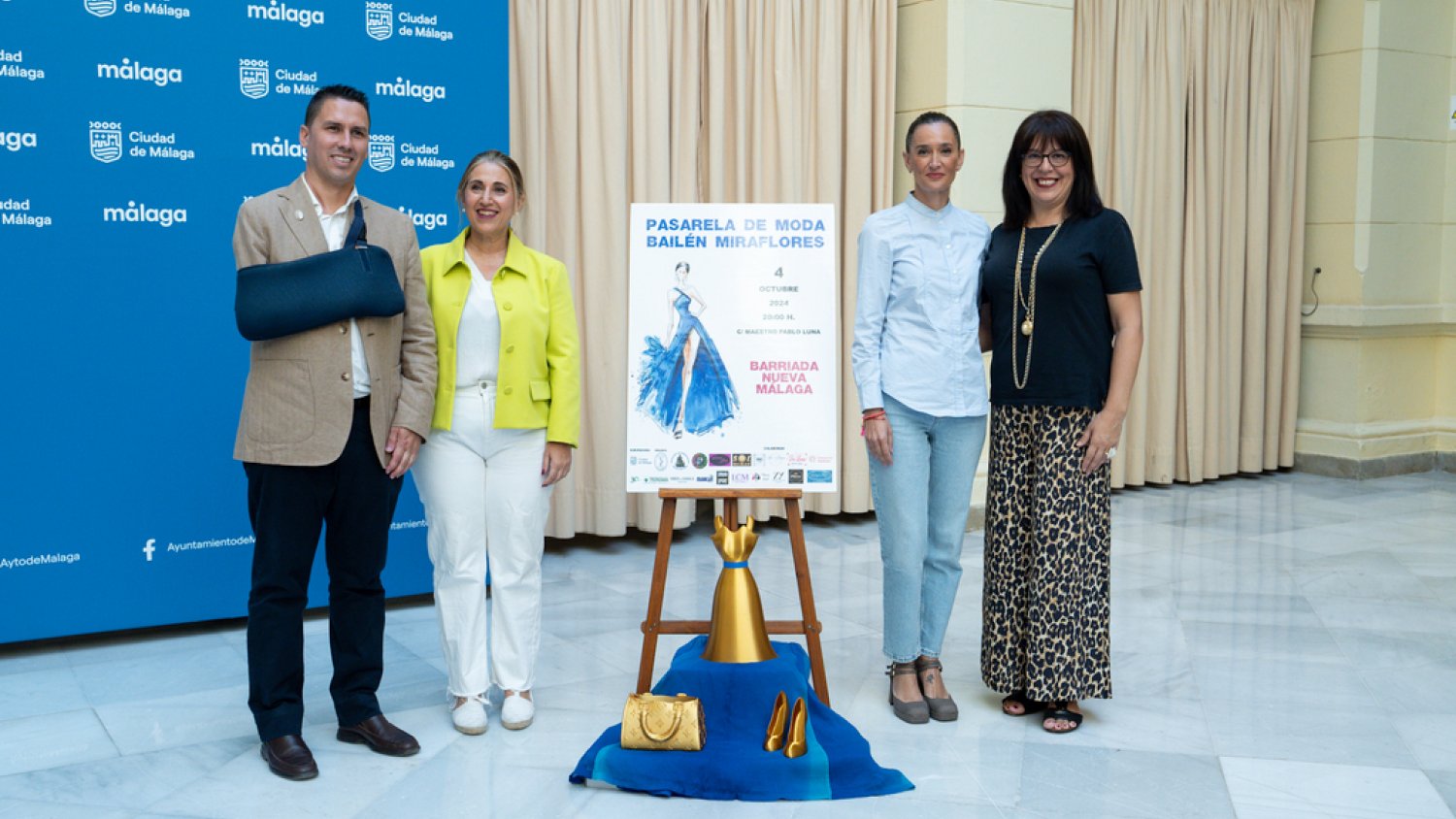 La barriada de Nueva Málaga acoge una pasarela de moda para fomentar el comercio de proximidad en Bailén-Miraflores