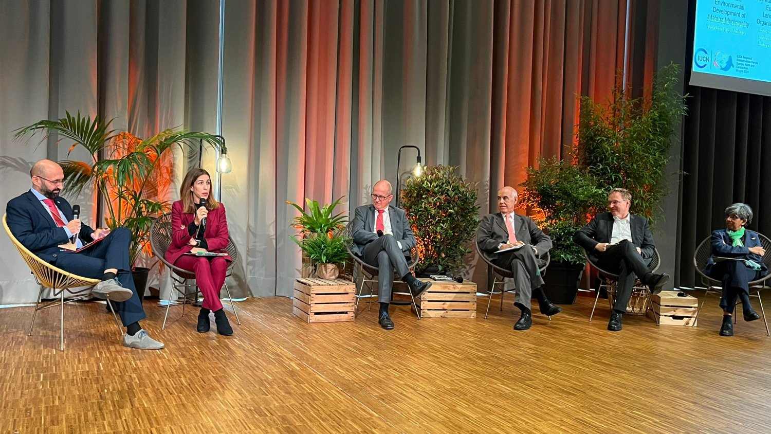 El Ayuntamiento de Málaga expone sus políticas de desarrollo sostenible en el Foro Regional de Conservación de la UICN