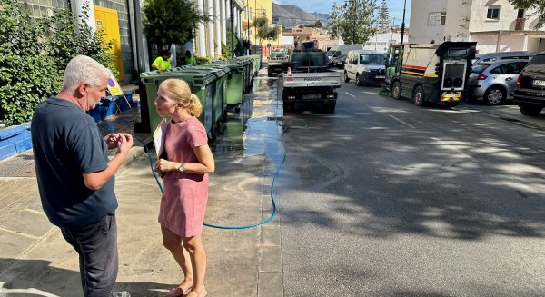 El Ayuntamiento de Fuengirola establece un dispositivo especial de limpieza del Recinto Ferial y sus aledaños durante la Feria del Rosario
