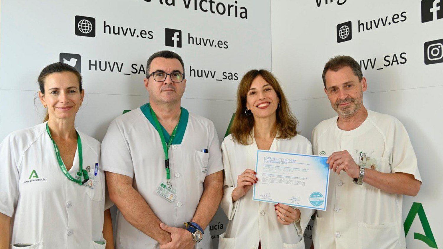  El nuevo equipo PET-TAC del Hospital Clínico de Málaga recibe la Acreditación Europea de Excelencia 