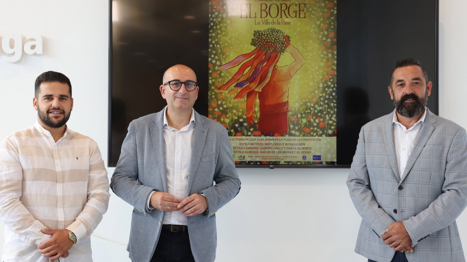 Seis pandas participarán el sábado próximo en el Festival de Verdiales Villa de la Pasa de El Borge
