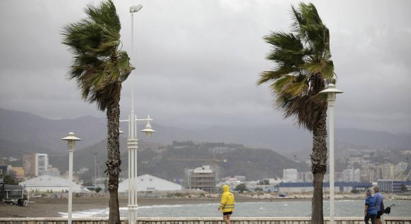 Málaga activa la alerta amarilla para esta semana por vientos y precipitaciones