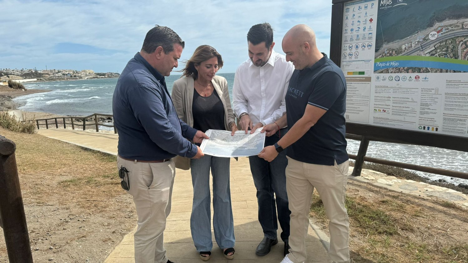 El Ayuntamiento de Mijas anuncia la próxima adjudicación de un nuevo tramo de la Senda Litoral 