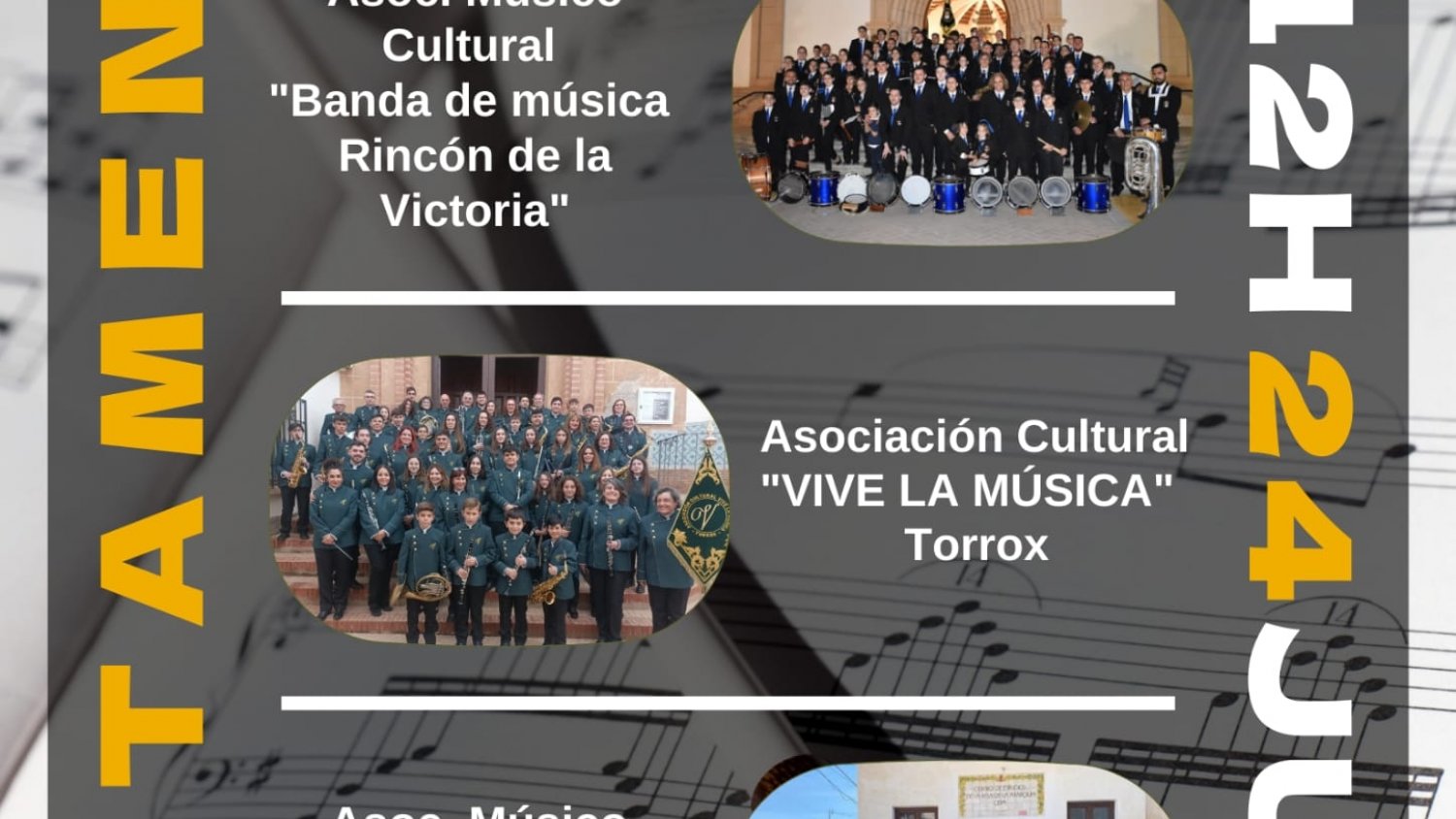La plaza Al-Ándalus de Rincón de la Victoria acoge el Certamen de Bandas de Música