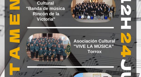 La plaza Al-Ándalus de Rincón de la Victoria acoge el Certamen de Bandas de Música