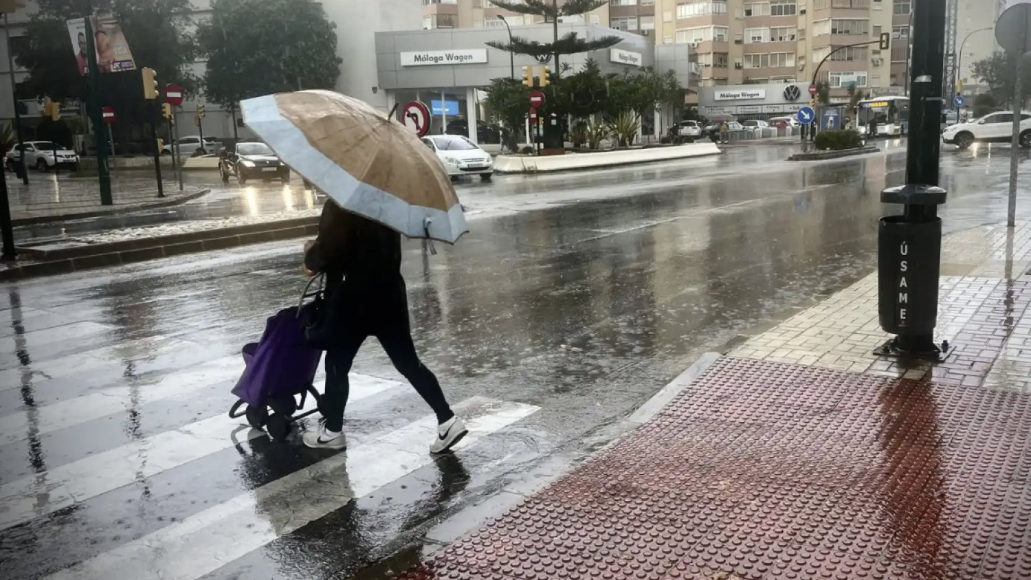 Las lluvias han dejado más de 130 litros en la provincia de Málaga y Aemet desactiva la alerta naranja