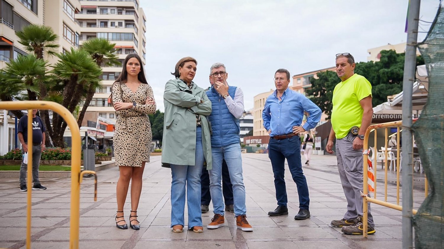 Arrancan los trabajos de remodelación de la plaza de la Nogalera de Torremolinos