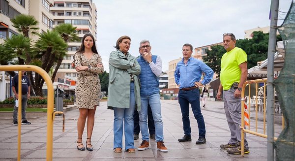 Arrancan los trabajos de remodelación de la plaza de la Nogalera de Torremolinos