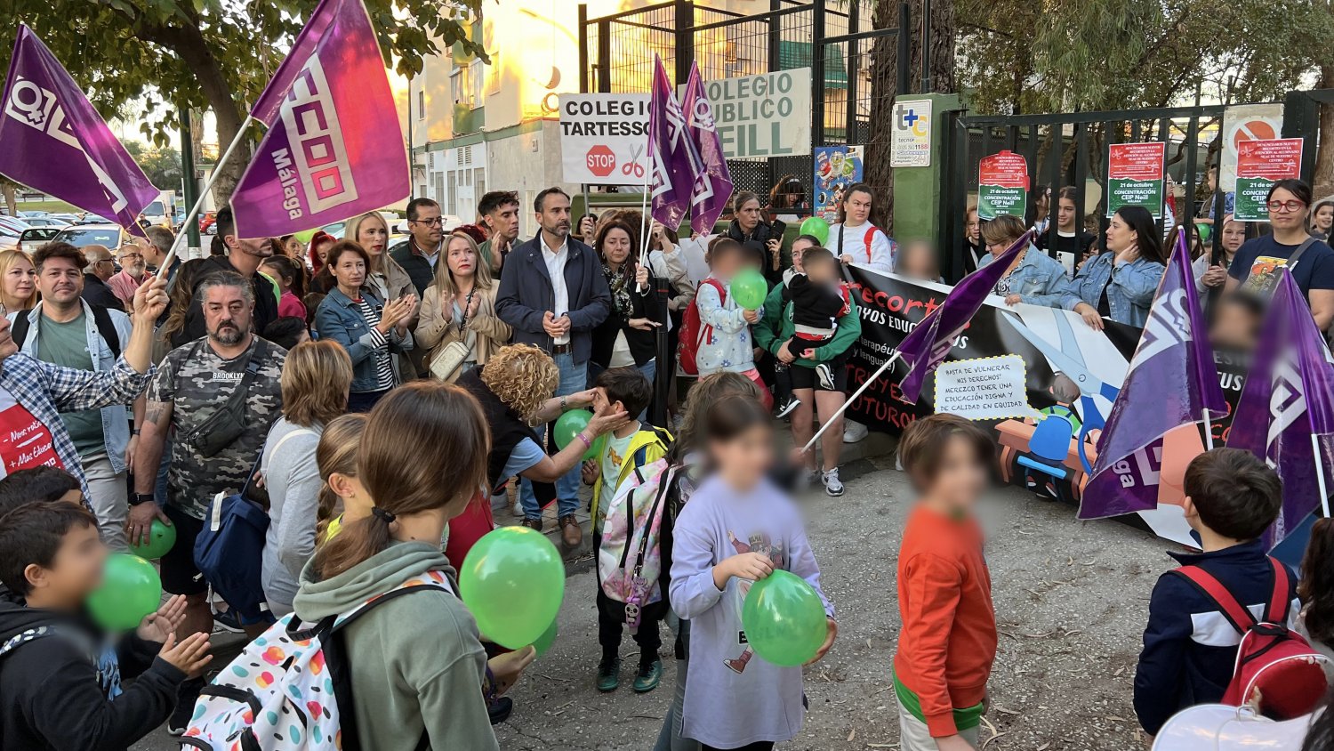 El PSOE exige a Moreno Bonilla “que acaben los recortes” en la educación 