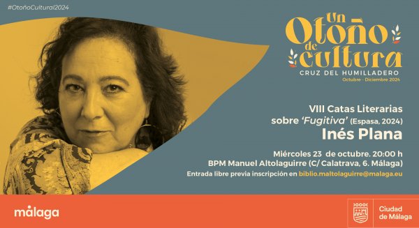 Inés Plana y Sergio del Molino protagonizan las VIII Catas Literarias del programa 'Un Otoño de Cultura'