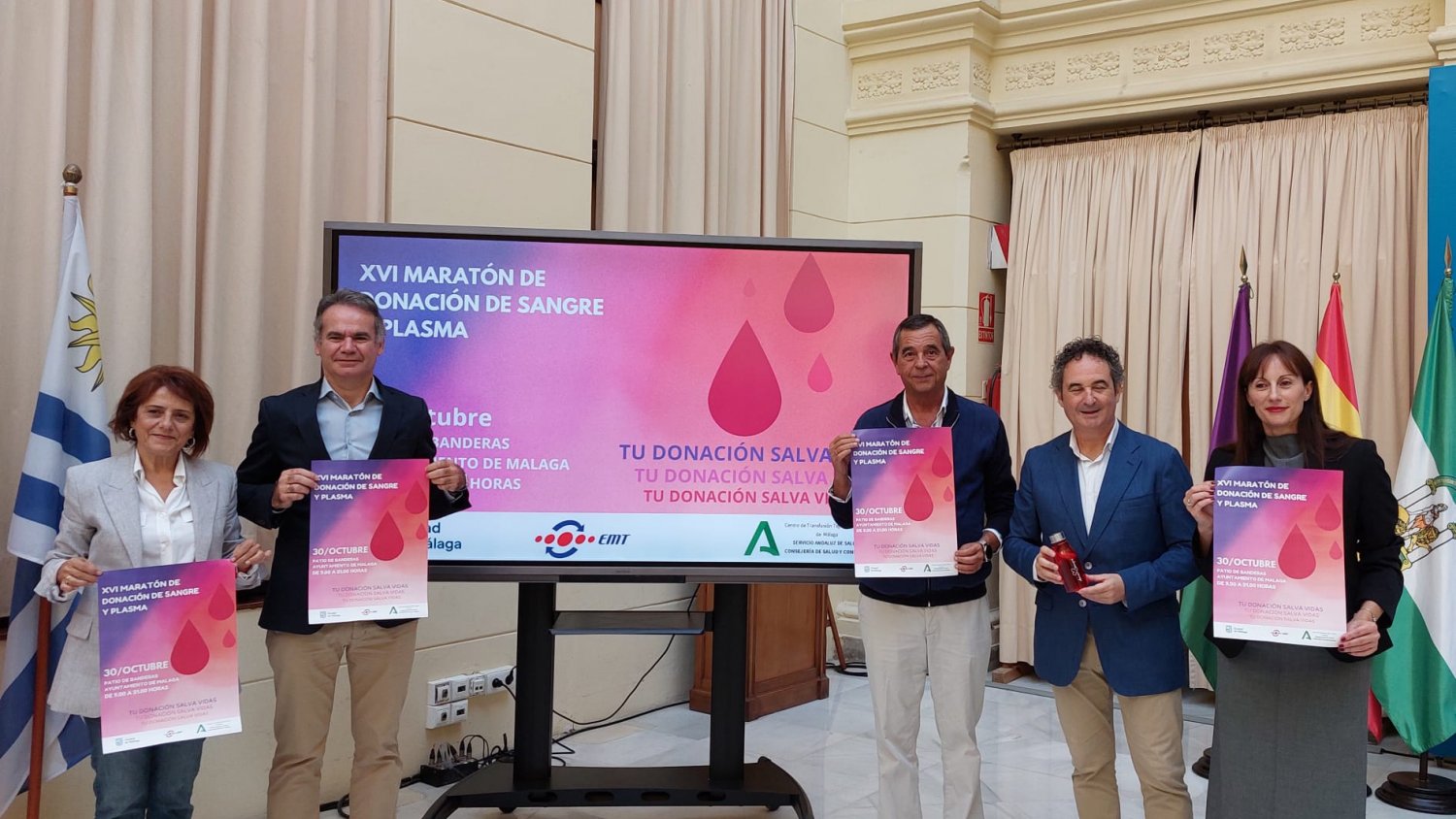 El Centro de Transfusión Tejidos y Células de Málaga celebra la XVI edición de su maratón de donación de sangre