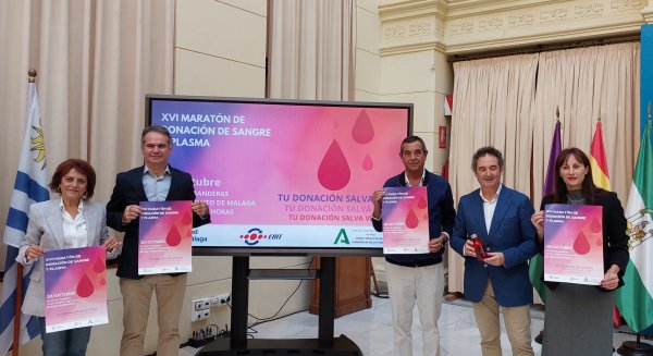El Centro de Transfusión Tejidos y Células de Málaga celebra la XVI edición de su maratón de donación de sangre
