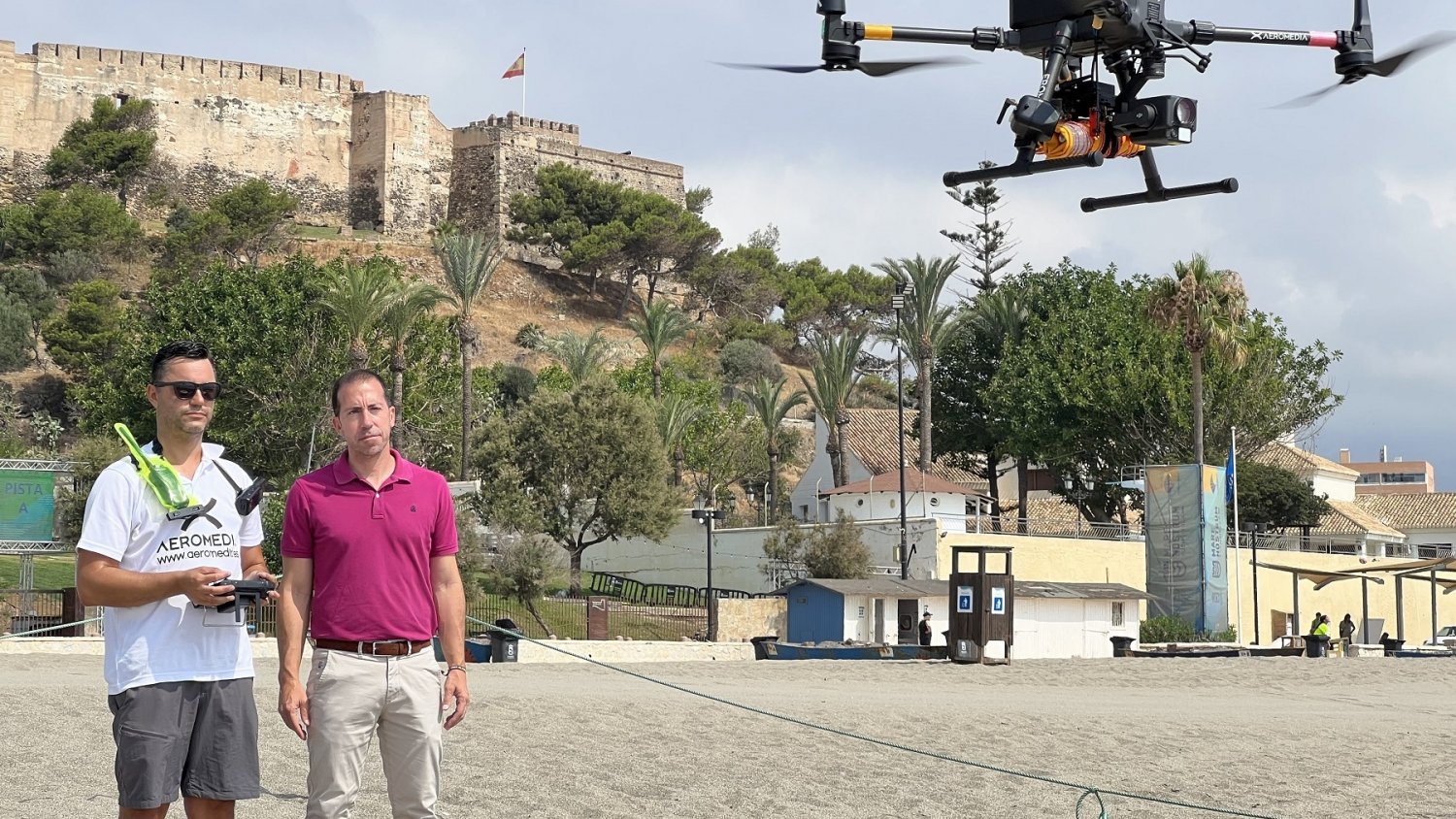 El Servicio de Aerovigilancia de las Playas de Fuengirola por Drones realiza más de 1.800 misiones de vuelo