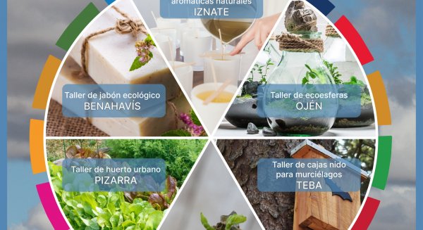 Cerca de 600 personas participarán en los talleres de divulgación medioambiental de la Diputación de Málaga