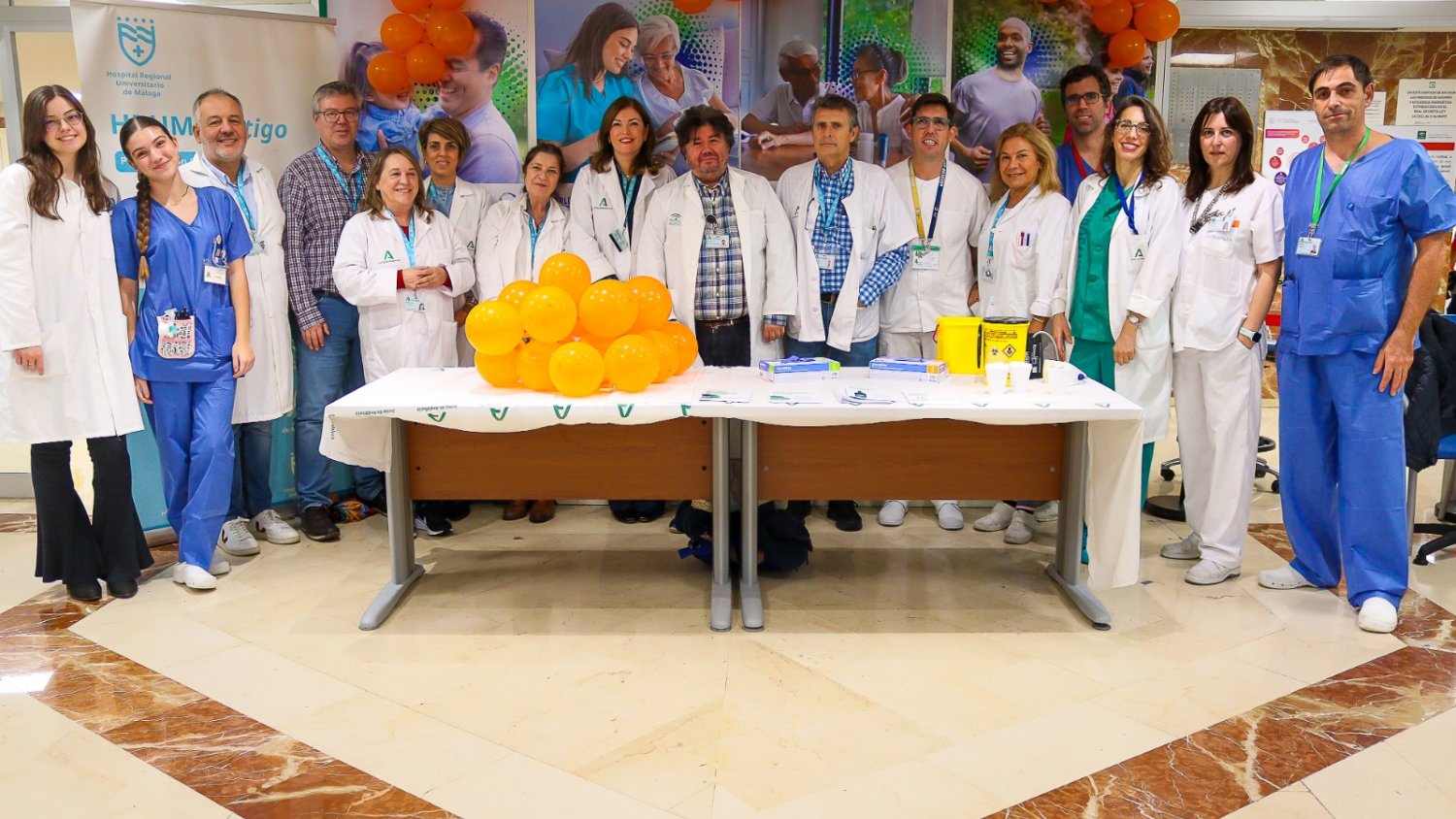 El servicio de neurología del Hospital Regional de Málaga conmemora el Día Mundial del Ictus 
