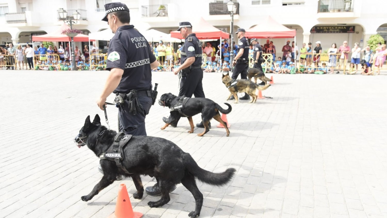La Unidad Canina de la Policía Local cumple su 25 aniversario con una exhibición con motivo del `Día Mundial del Perro´