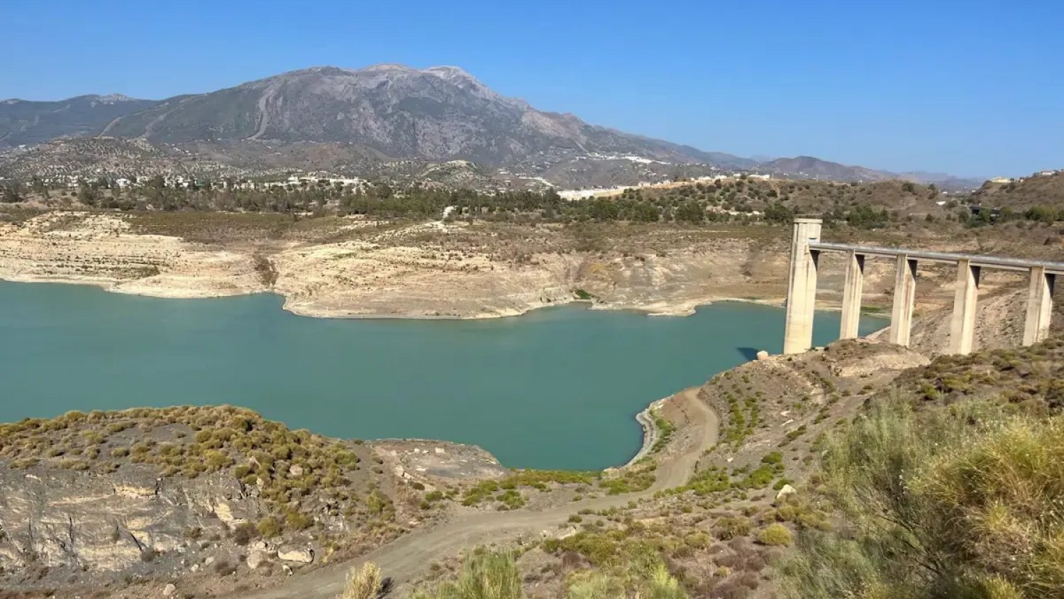 Los embalses de Málaga continúan llenándose tras las lluvias subiendo 30 hectómetros en 48 horas