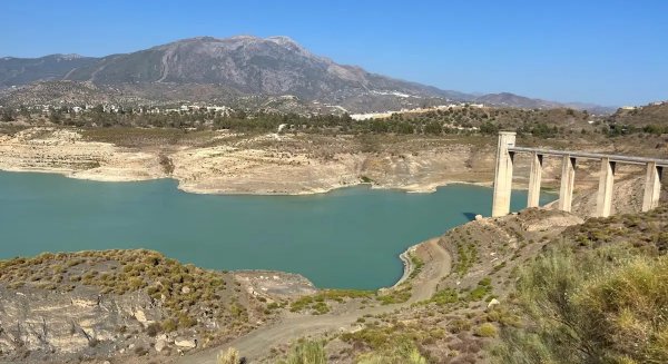 Los embalses de Málaga continúan llenándose tras las lluvias subiendo 30 hectómetros en 48 horas