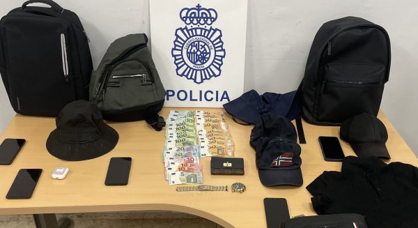 Desarticulado en Málaga un grupo criminal dedicado a hurtos durante la 'Operación Sofía' 