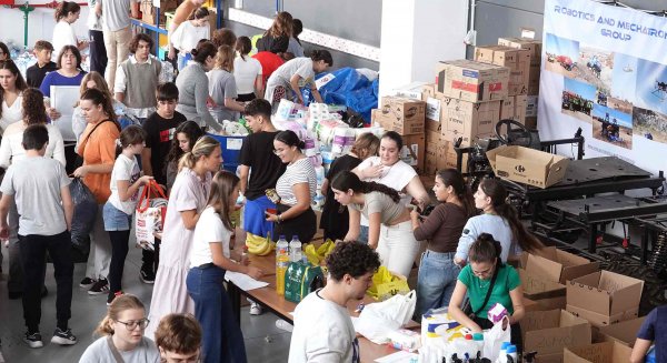 Más de 500 personas de la UMA colaboran en el envío de suministros para los afectados por la DANA