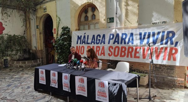 La vecindad de Málaga se movilizan el 9N: 'Sus beneficios nos cuestan la vida'