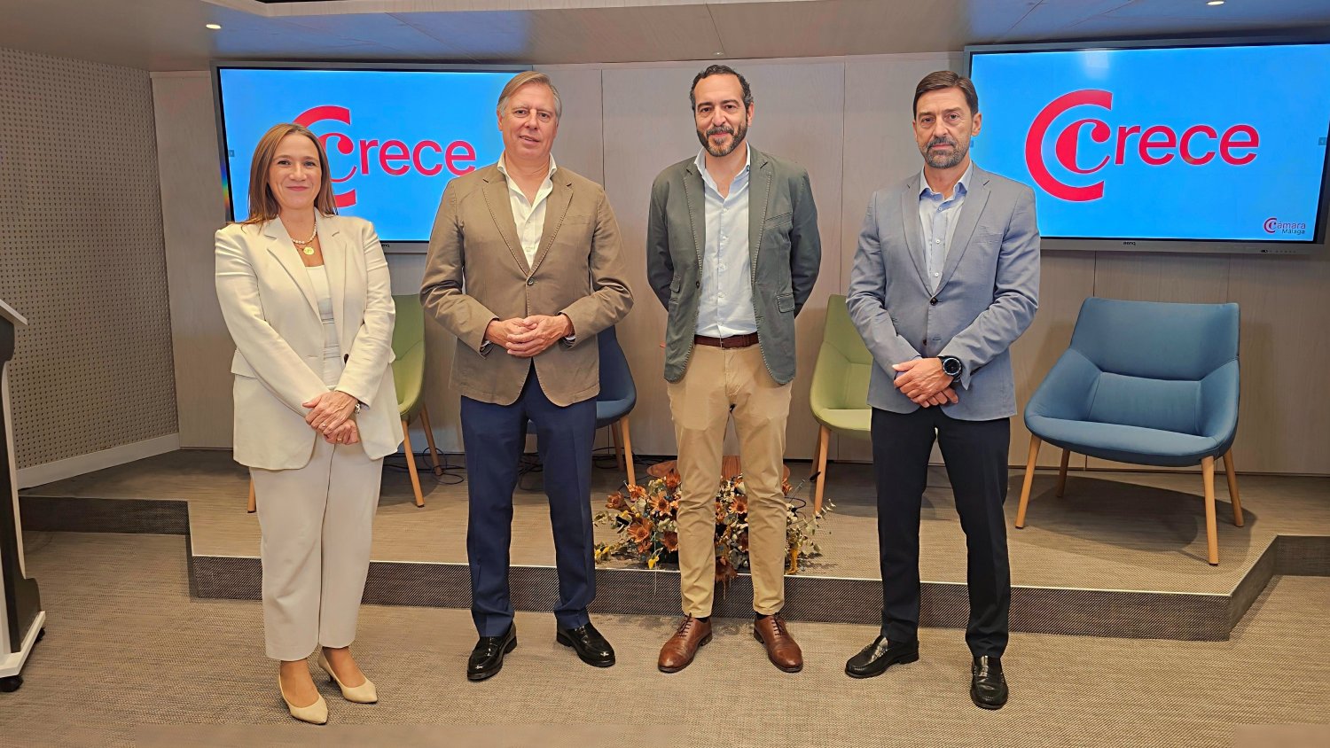 La Cámara de Comercio de Málaga presenta su nueva imagen bajo el lema “CRECE”