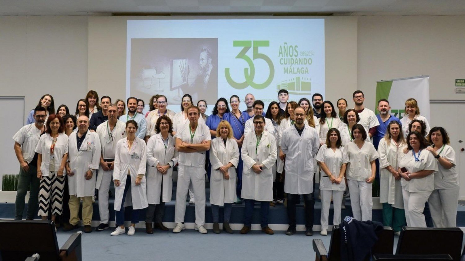 El Hospital Clínico de Málaga se suma a la celebración del día de la Radiología para visibilizar esta especialidad