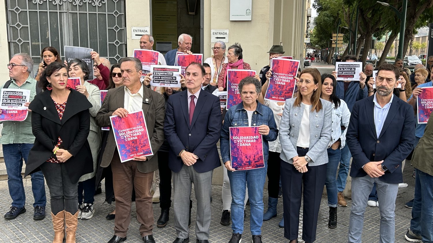 CEM, UGT y CC.OO. muestran su solidaridad con las víctimas y afectados por la DANA