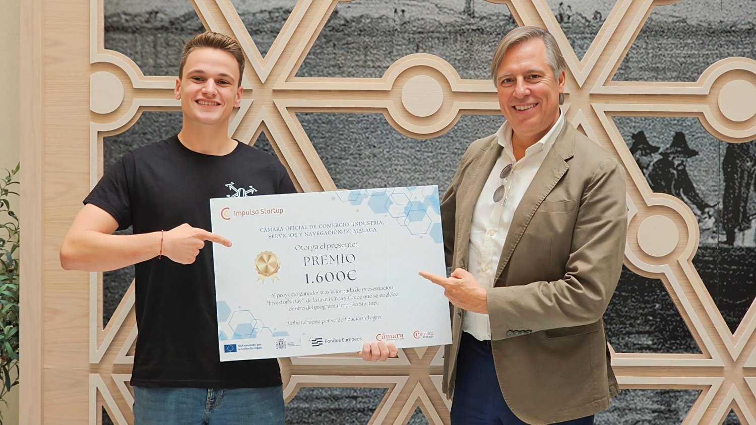 Una operadora de drones multiservicios ha obtenido el Premio Impulsa Startup de la Cámara de Comercio de Málaga