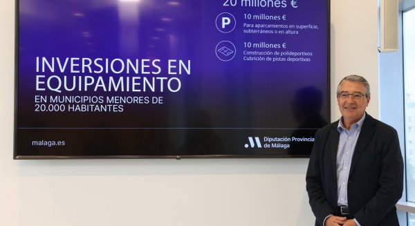Diputación invierte 20 millones de euros para construir aparcamientos y equipamiento deportivo en los pueblos más pequeños