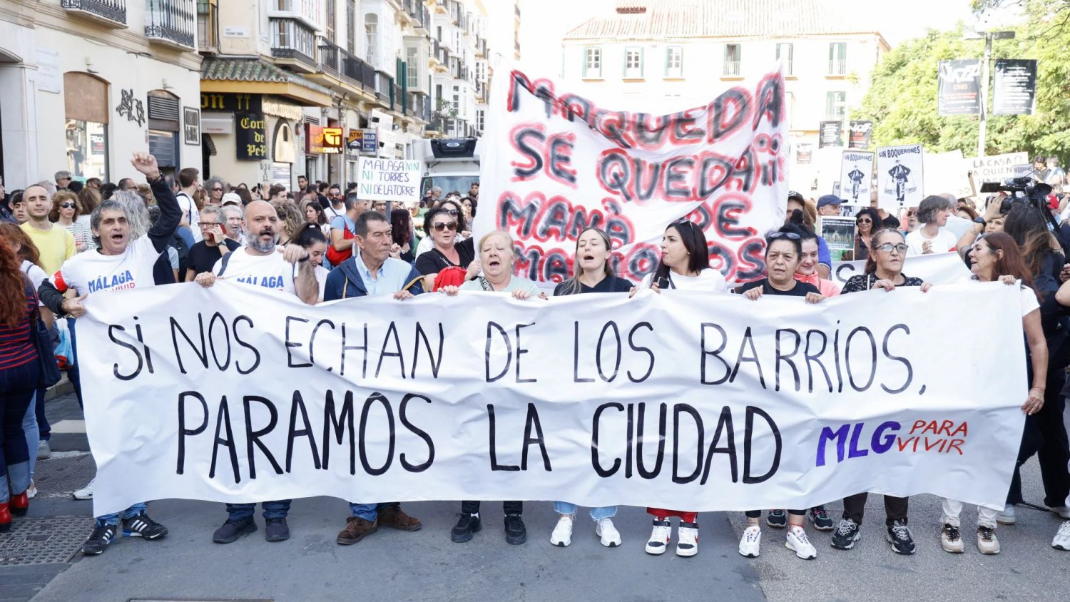 Málaga clama por un cambio radical del modelo de ciudad tras la manifestación del 9N