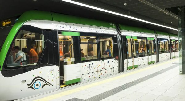 El metro de Málaga modifica su servicio por alerta roja: cambios en líneas 1 y 2 a partir de las 10.00 horas