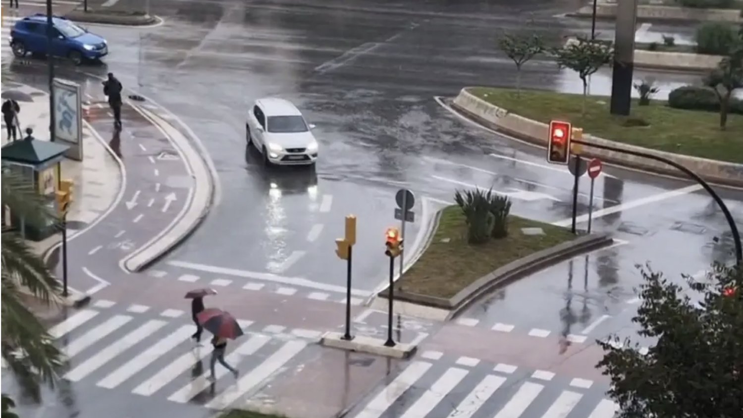 Noche sin avisos en Málaga y con el buen funcionamiento de las medidas adoptadas como nota dominante