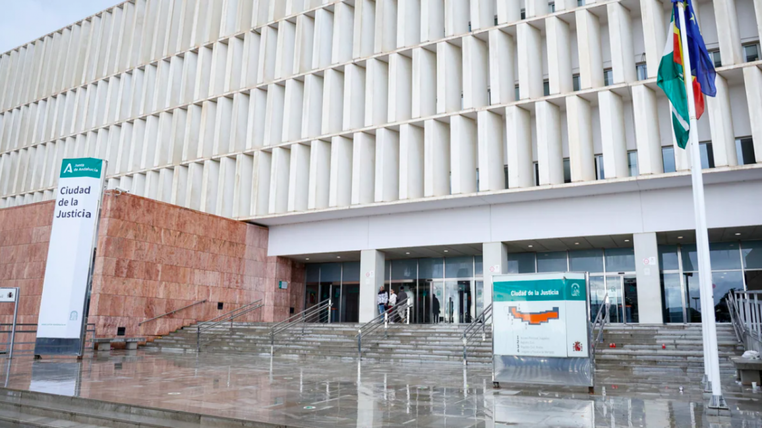 Los juzgados de Málaga vuelven a estar operativos tras la alerta roja