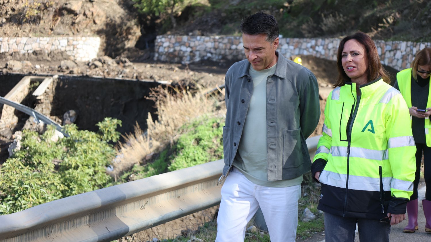 La Junta repara las carreteras malagueñas dañadas por los efectos de la última DANA