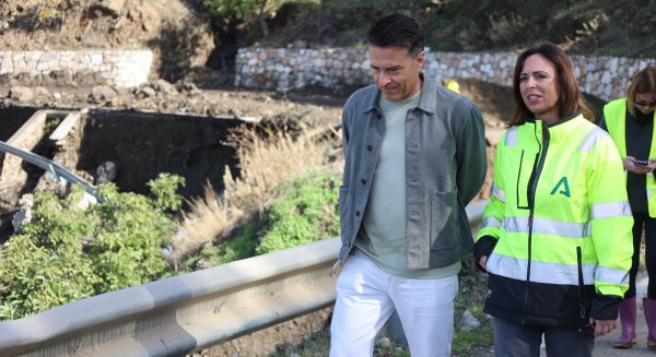La Junta repara las carreteras malagueñas dañadas por los efectos de la última DANA