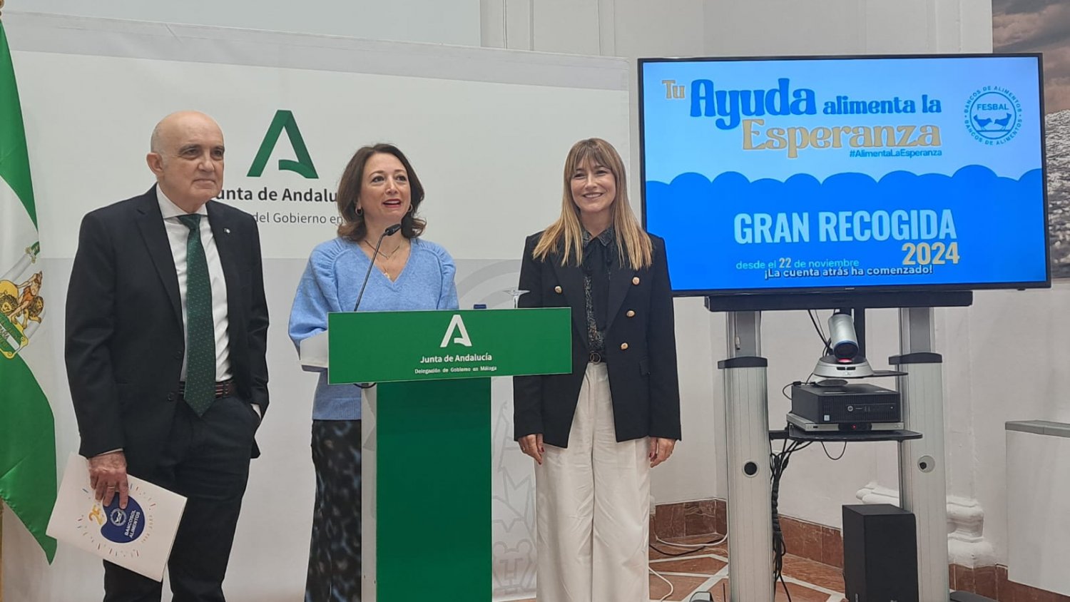 Patricia Navarro: 'Uno de cada tres beneficiarios de la recogida de alimentos son niños'