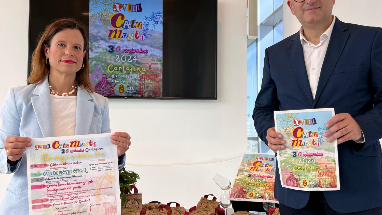 Cartajima promociona la uva y el mosto de la Serranía de Ronda con una nueva edición de su 'Cata de Mosto'