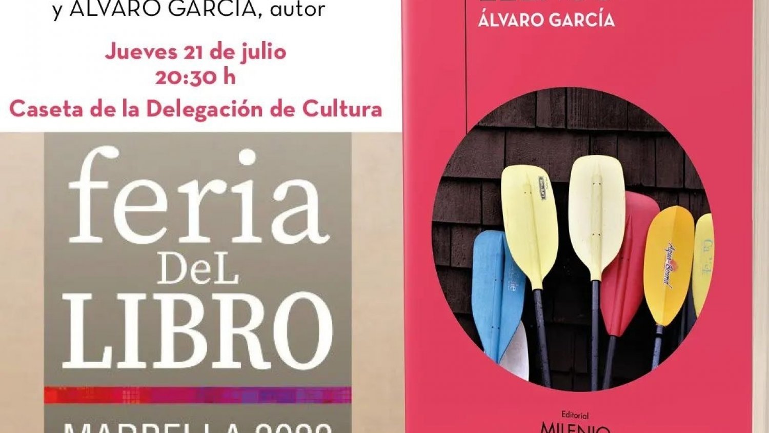 La Feria del Libro de Marbella alberga la presentación de la novela ‘Elenco’, del autor Álvaro García