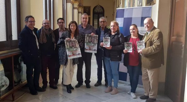 Llega la navidad a los corralones de Málaga en el barrio de la Trinidad y el Perchel 