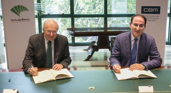 Unicaja Banco renueva su acuerdo con CEM y abre una línea de financiación para respaldar a las empresas