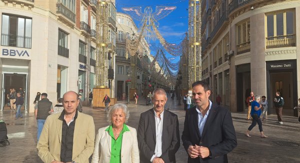 El alumbrado navideño de Málaga apuesta por la sostenibilidad con 2,7 millones de puntos de luces led