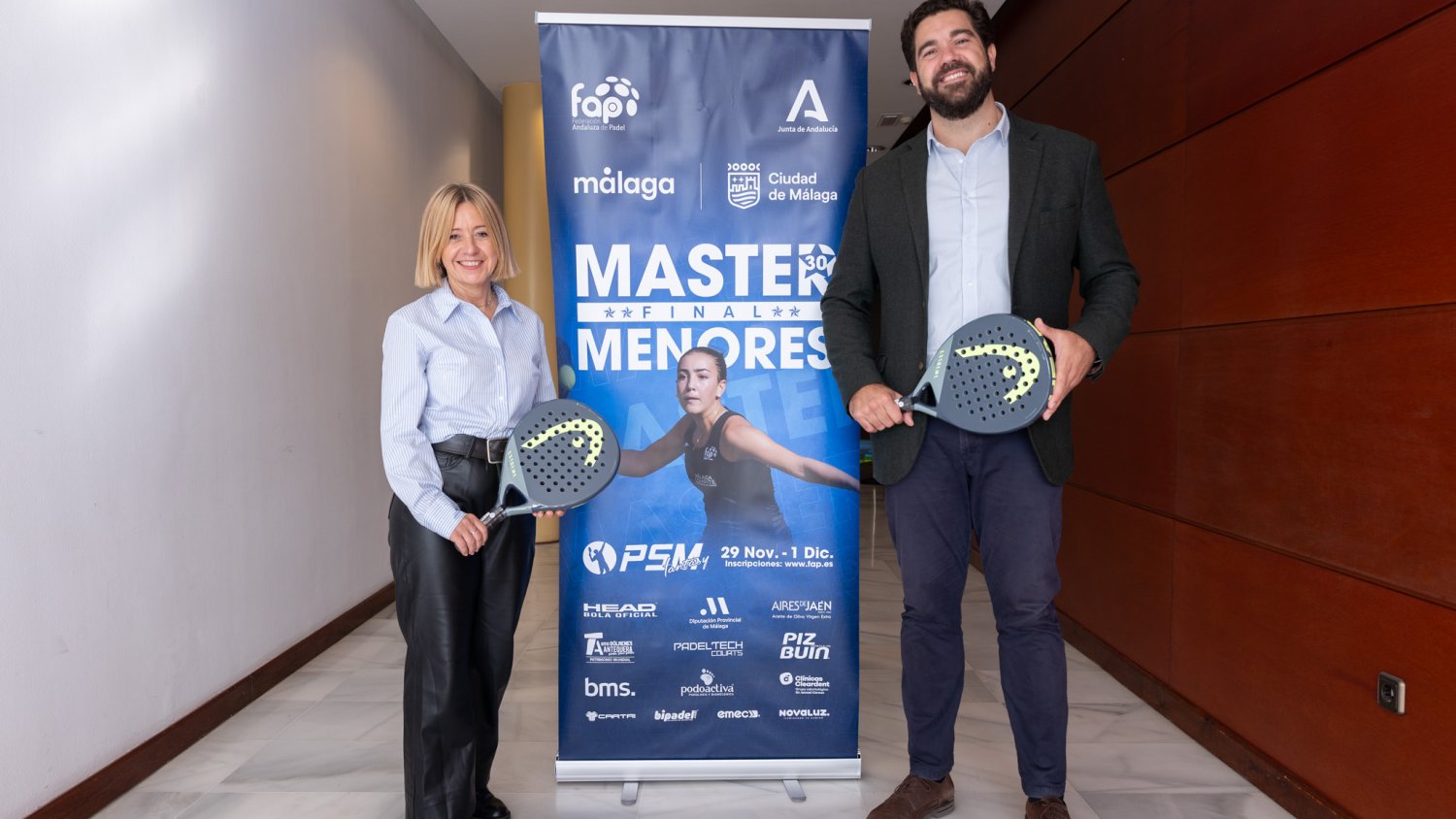 Málaga acoge este fin de semana el 'Máster Final Menores 2024' de pádel, que clausura el circuito andaluz