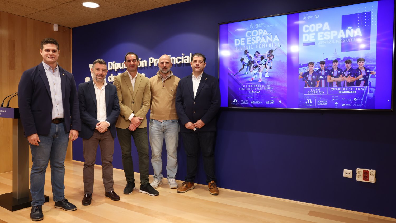 La Diputación impulsa la celebración en la provincia de la Copa de España Juvenil de Hockey Masculino y Femenino