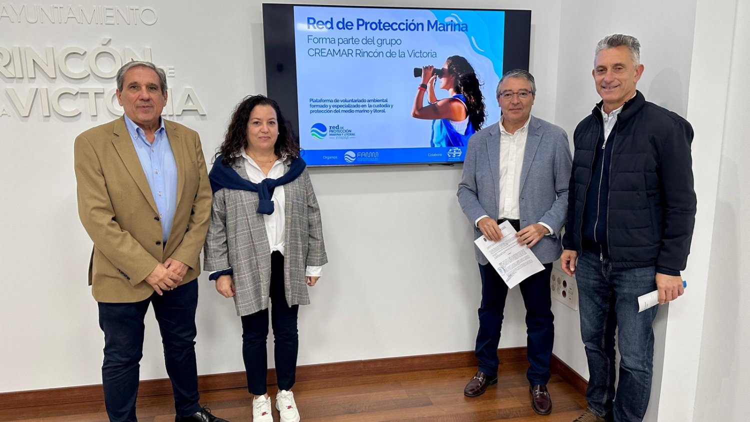 Rincón de la Victoria se une a la Red de Protección Marina de la Fundación Aula del Mar Mediterráneo 