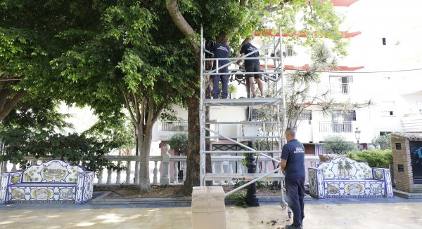 Marbella sustituirá 135 puntos de luz del Paseo de La Alameda y la Avenida del Mar por luminarias de bajo consumo