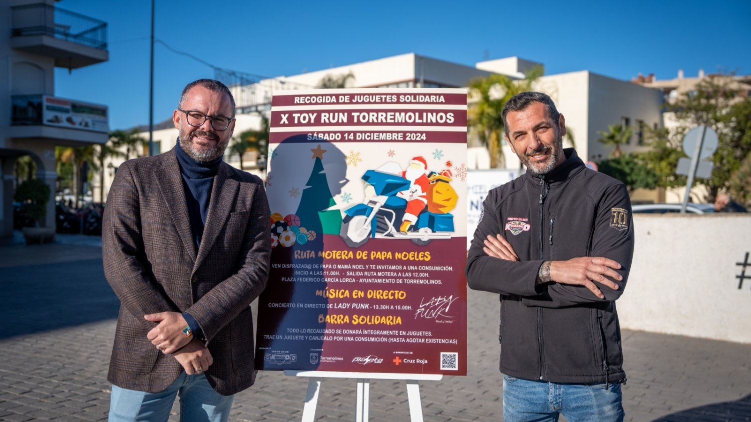 La ruta motera navideña recorrerá las calles de Torremolinos en la X edición del Toy Run solidario