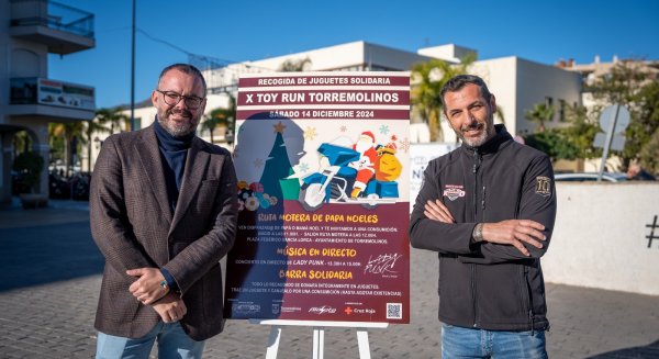 La ruta motera navideña recorrerá las calles de Torremolinos en la X edición del Toy Run solidario